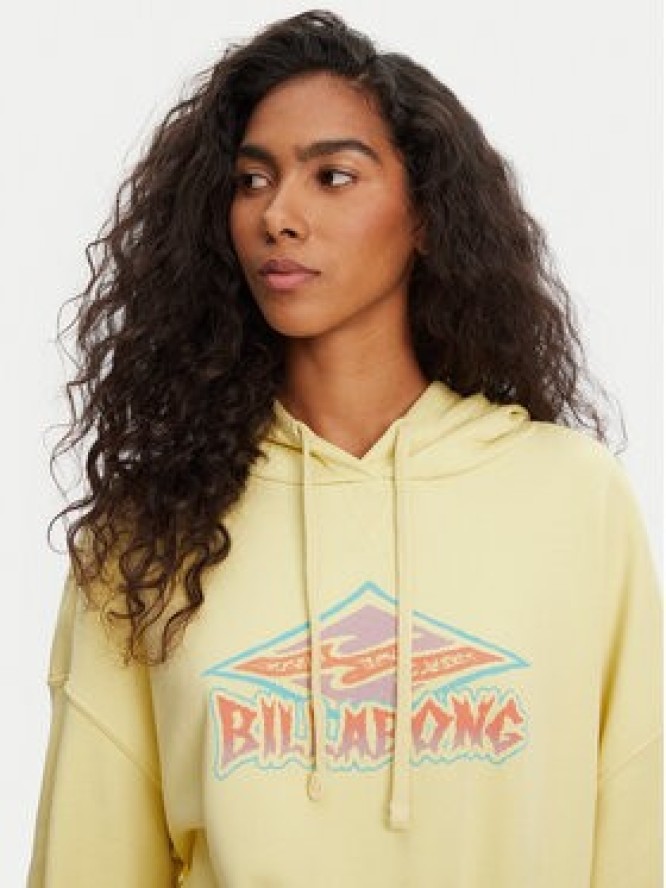 Billabong Bluza All Time EBJFT00146 Żółty Boxy Fit