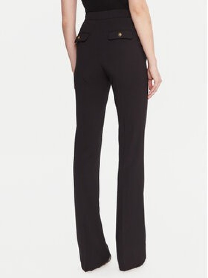 Elisabetta Franchi Spodnie materiałowe PA-141-57E2-V420 Czarny Regular Fit
