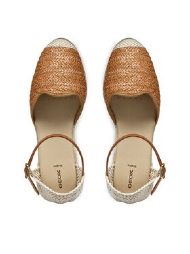 Geox Espadryle D Gelsa Low D55NGE 02MLM C5006 Brązowy