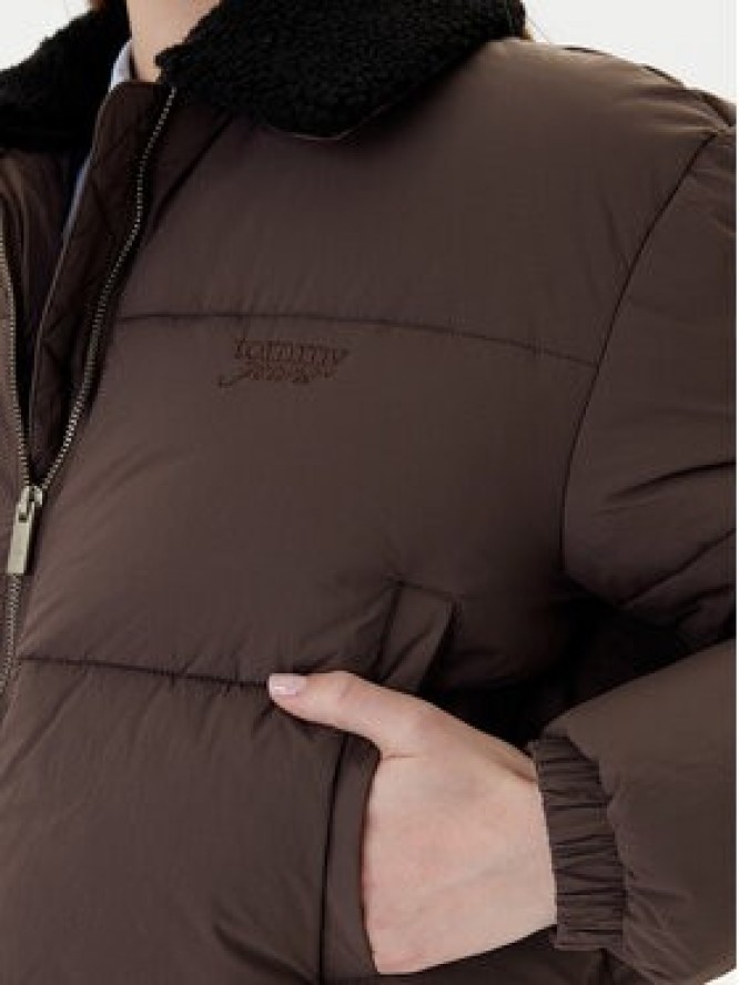 Tommy Jeans Kurtka zimowa Teddy DW0DW22049 Brązowy Regular Fit