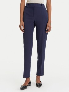 HUGO Spodnie materiałowe Hedima-1 50544742 Granatowy Slim Fit