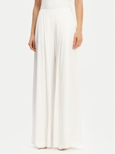 BOSS Spodnie palazzo Tetosa 50540618 Biały Relaxed Fit