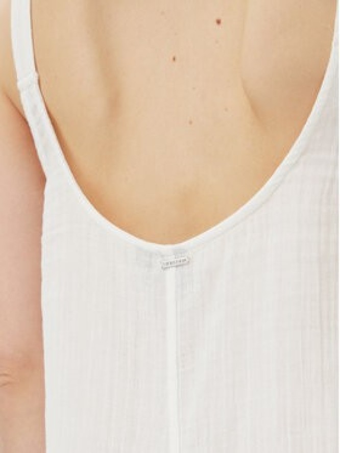 Volcom Ogrodniczki Lil Tie B2812501 Biały Relaxed Fit