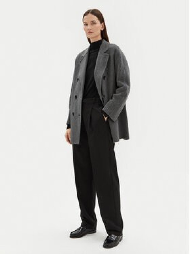 Motivi Płaszcz wełniany 0065W000087N Szary Regular Fit