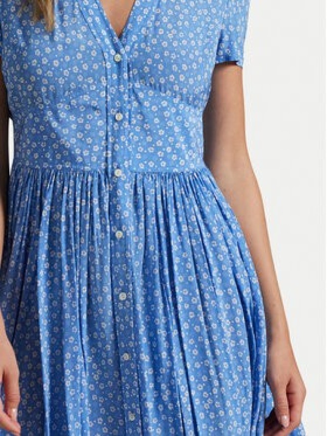 Polo Ralph Lauren Sukienka letnia 211969150001 Niebieski Regular Fit