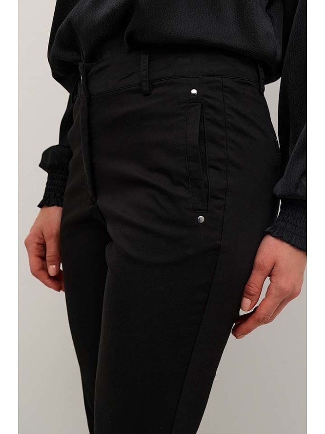 Kaffe Spodnie chino w kolorze czarnym rozmiar: 34