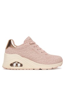 Skechers Sneakersy UNO Wedge - Safari Daze 177521/BLSH Różowy