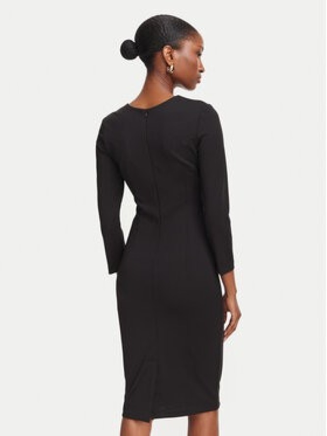 Rinascimento Sukienka koktajlowa CFC0130327003 Czarny Slim Fit
