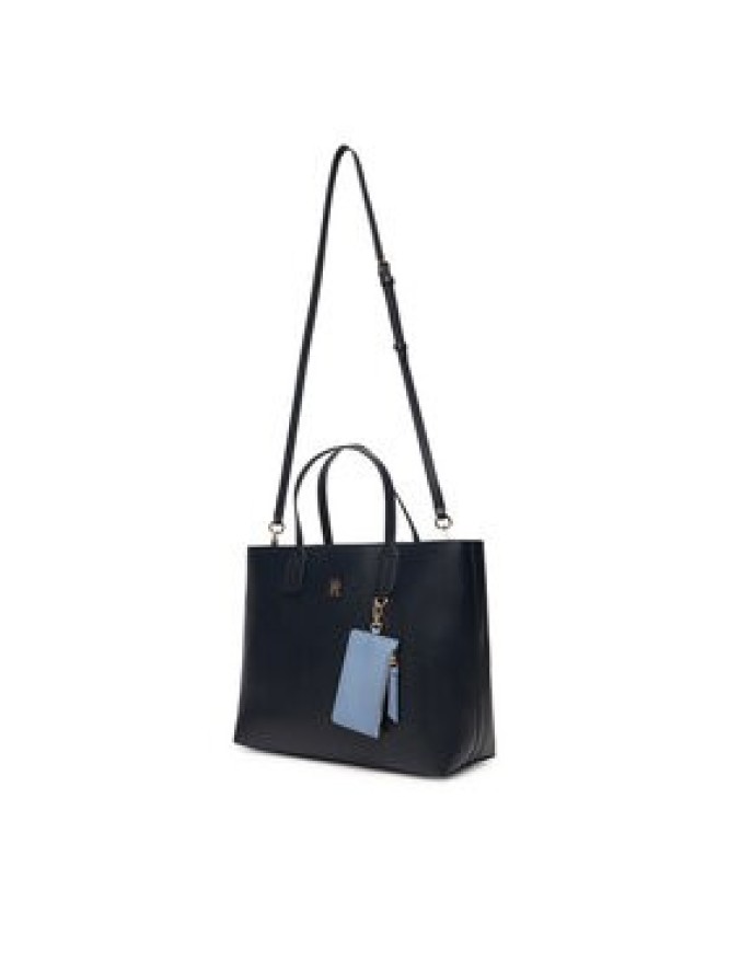 Tommy Hilfiger Torebka Th Icon Satchel AW0AW17683 Granatowy