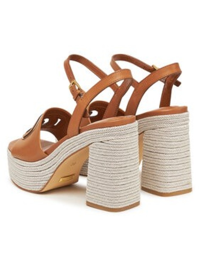 Guess Espadryle FLJFML LEA03 Brązowy