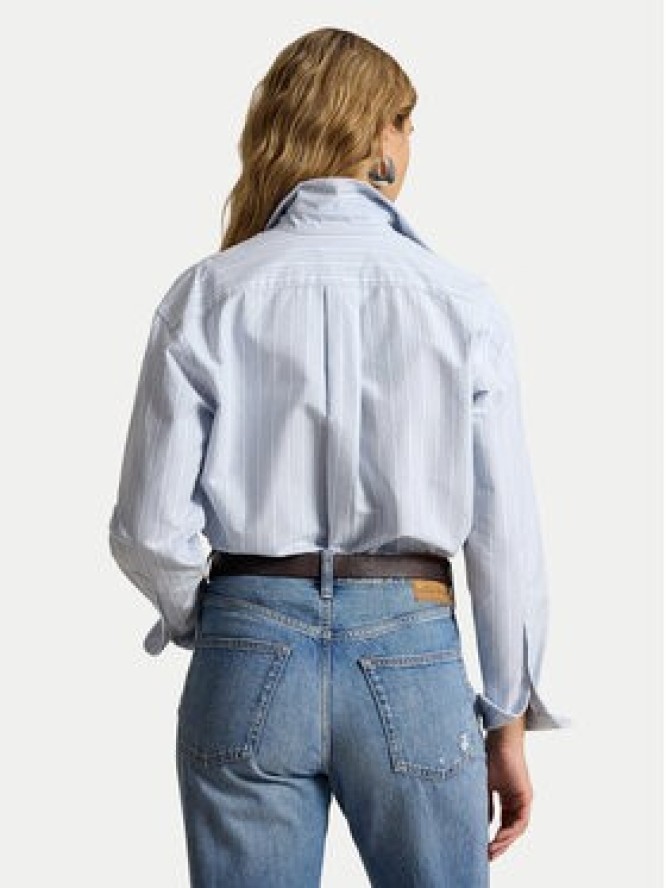 Polo Ralph Lauren Koszula 211B21507002 Niebieski jasny Relaxed Fit