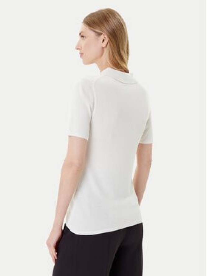 Calvin Klein Sweter LV044C341G Biały Regular Fit