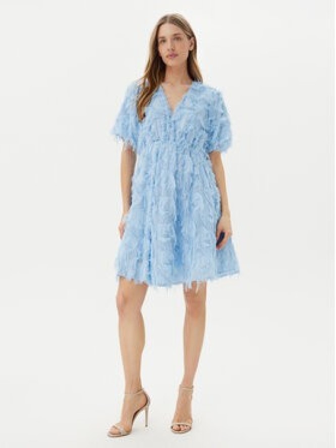 YAS Sukienka koktajlowa Pazylla 26037234 Błękitny Loose Fit