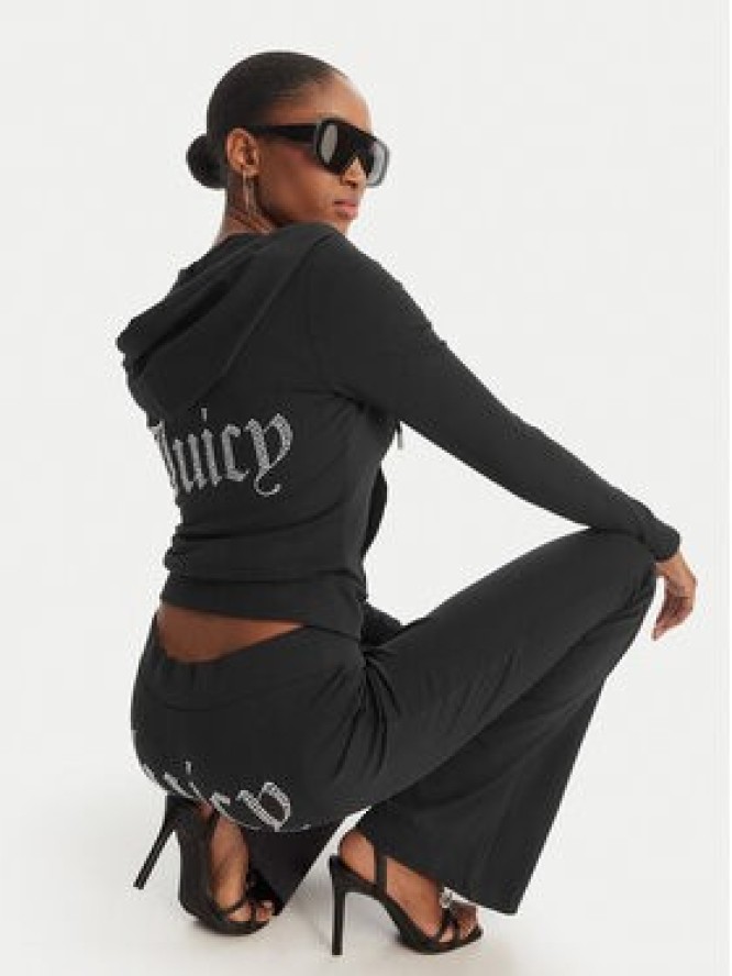 Juicy Couture Bluza Oola JCWAS126306 Czarny Slim Fit