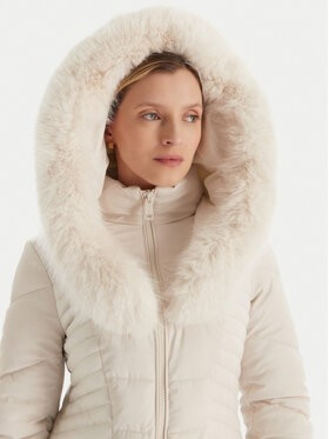 Guess Kurtka zimowa W4BL61 WGLZ0 Beżowy Slim Fit