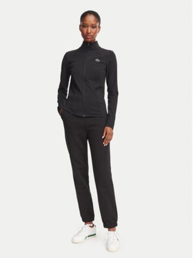 Lacoste Bluza techniczna SF0145 Czarny Slim Fit