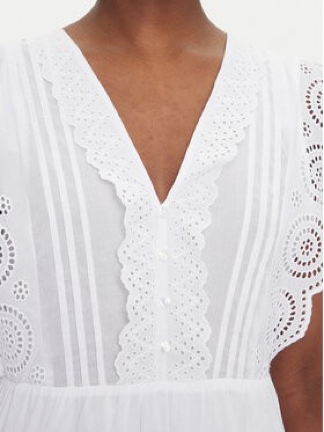 JDY Sukienka letnia Sara 15350748 Biały Regular Fit