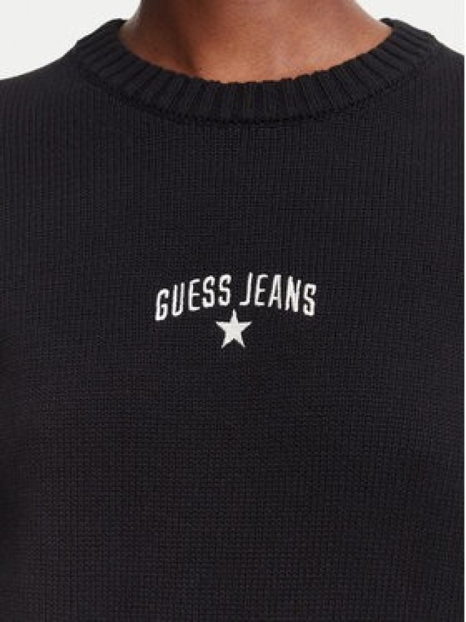 Guess Jeans Sweter W6YR40 Z1074 Czarny Regular Fit