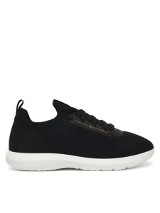 Tommy Hilfiger Sneakersy Th Knit Extralight Runner FW0FW09112 Czarny