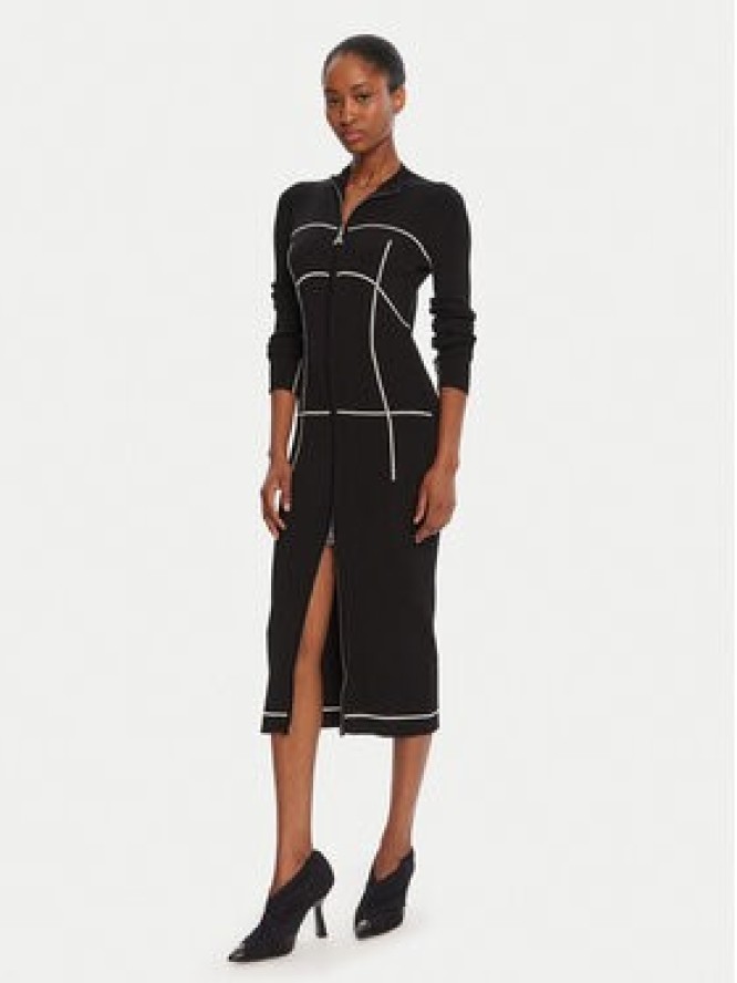 Patrizia Pepe Kardigan 8A1522 K265 FG09 Czarny Regular Fit