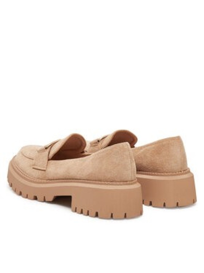 DeeZee Loafersy LE601-5 Beżowy