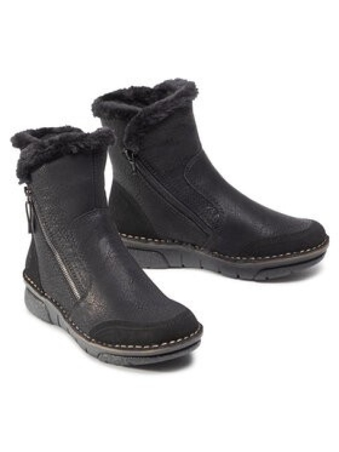 Rieker Botki 73371-00 Czarny
