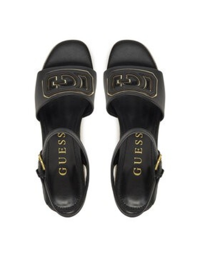 Guess Espadryle FLJFML LEA03 Czarny