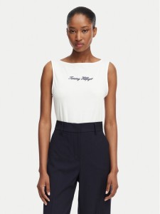 Tommy Hilfiger T-Shirt Classic WW0WW50948 Biały Relaxed Fit