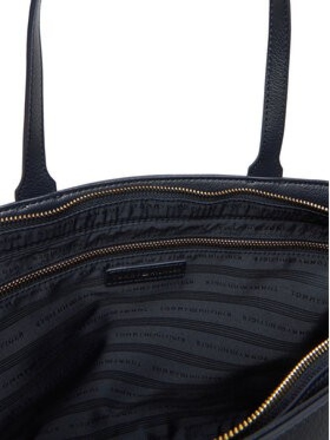 Tommy Hilfiger Torebka Th Logotape Tote AW0AW17449 Granatowy