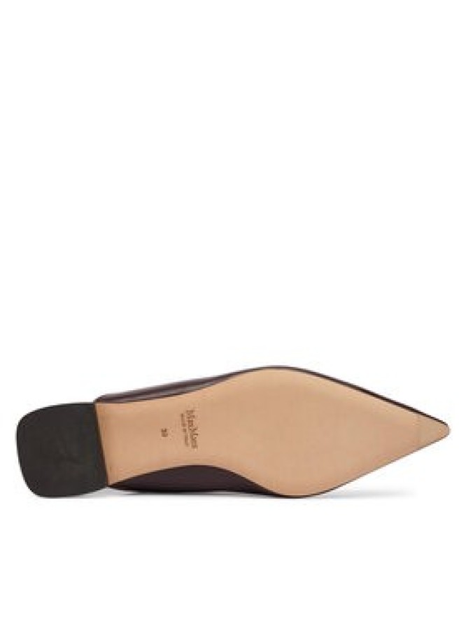 Max Mara Baleriny Mxacrea 2614521431600 Bordowy
