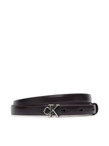 Calvin Klein Pasek Round Ck Buckle Smooth 15Mm LV04F7085G Czarny