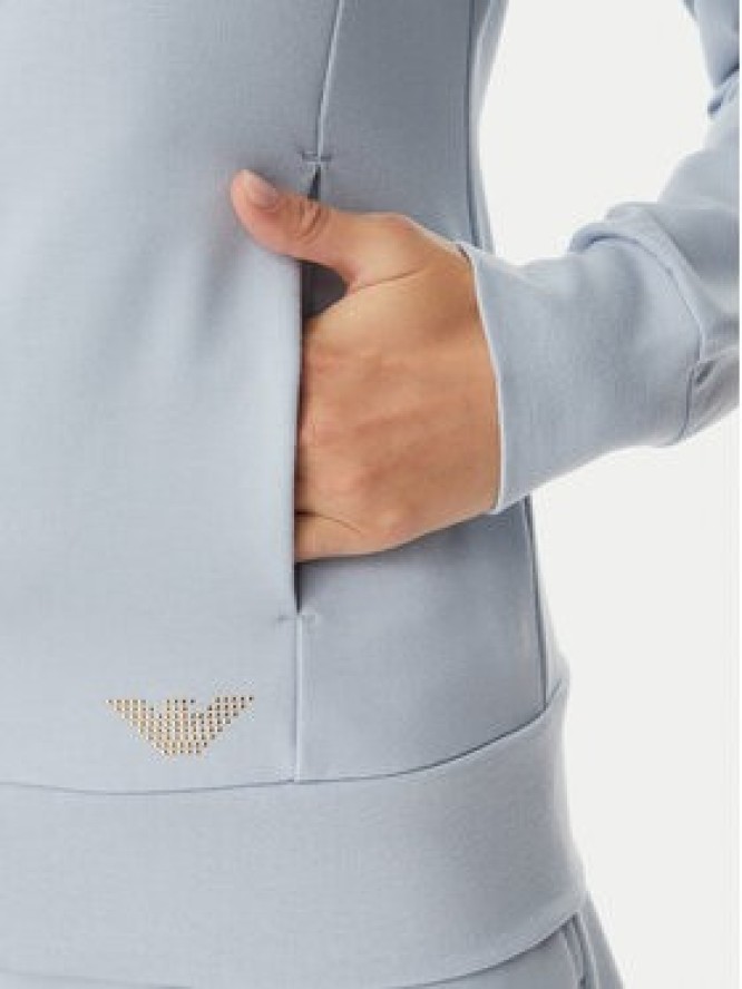 EA7 Emporio Armani Bluza 8NTM43 TJ9RZ U9309 Niebieski Regular Fit