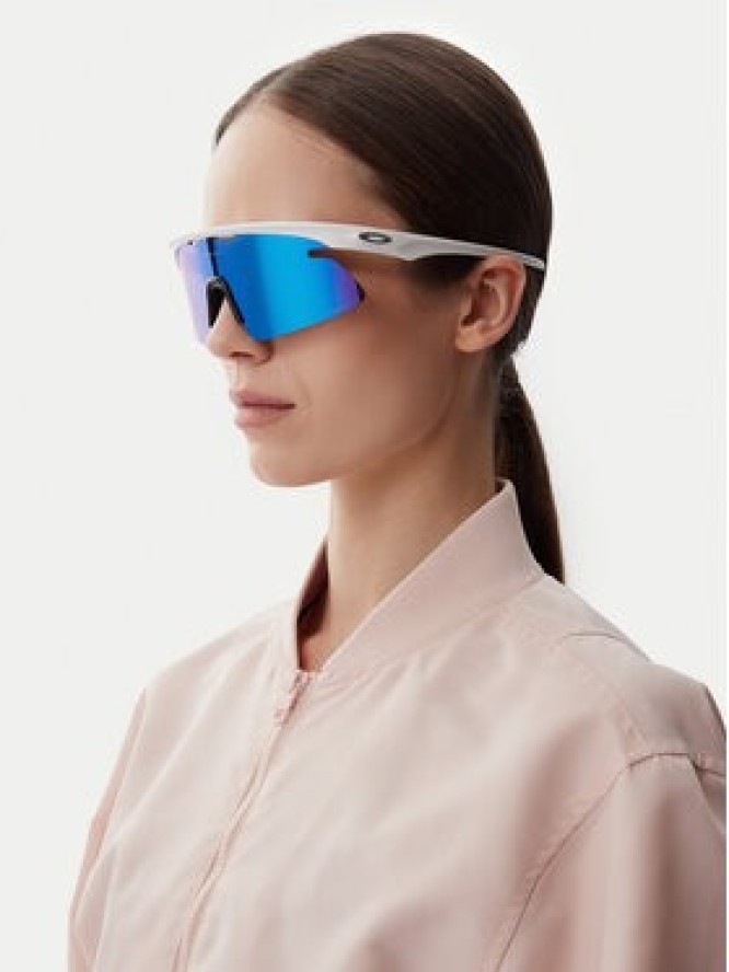 Oakley Okulary przeciwsłoneczne Rslv Lite 0OO9527D 95270450 Biały