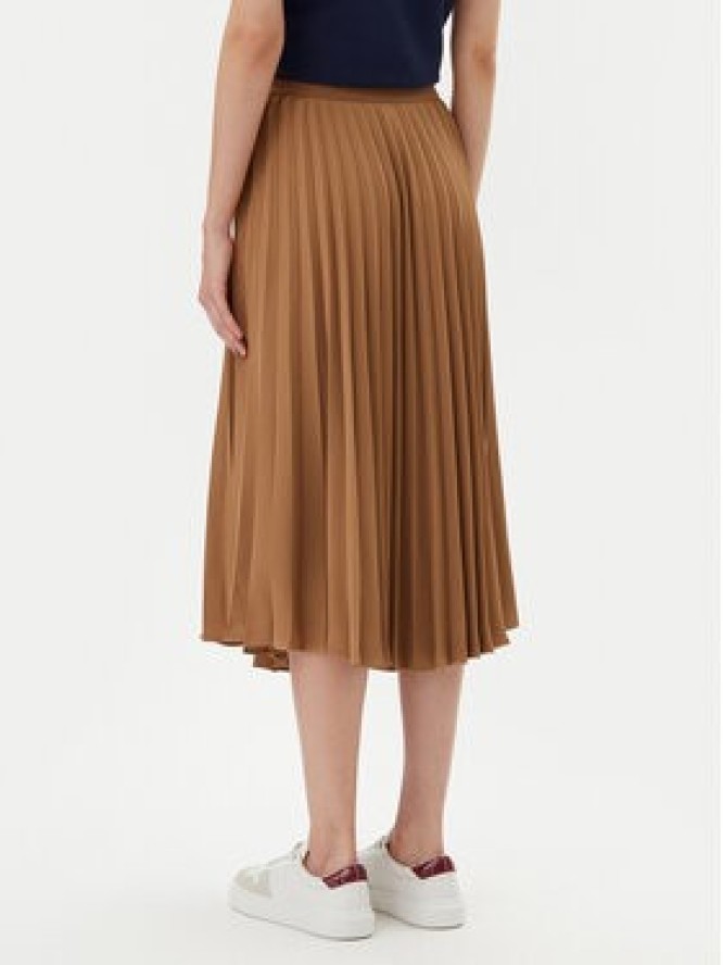 Tommy Hilfiger Spódnica plisowana WW0WW43886 Brązowy Regular Fit