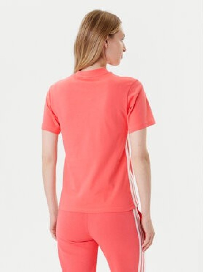 adidas T-Shirt Essentials 3-Stripes KE4377 Koralowy Regular Fit