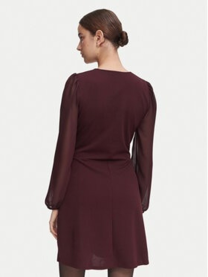 Morgan Sukienka koktajlowa 252-RSONIA Bordowy Slim Fit