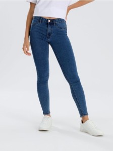 Jeansy skinny - niebieski