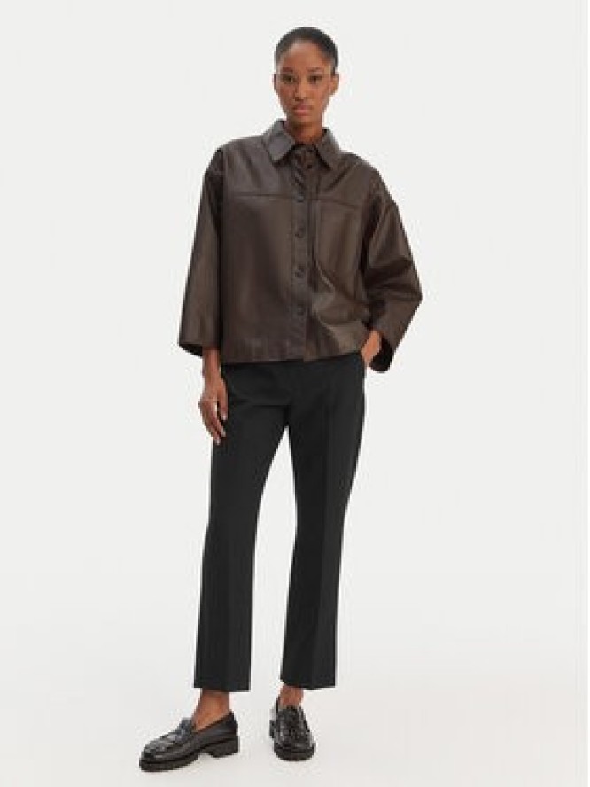 Weekend Max Mara Spodnie materiałowe Rana 2615131021 Czarny Slim Fit