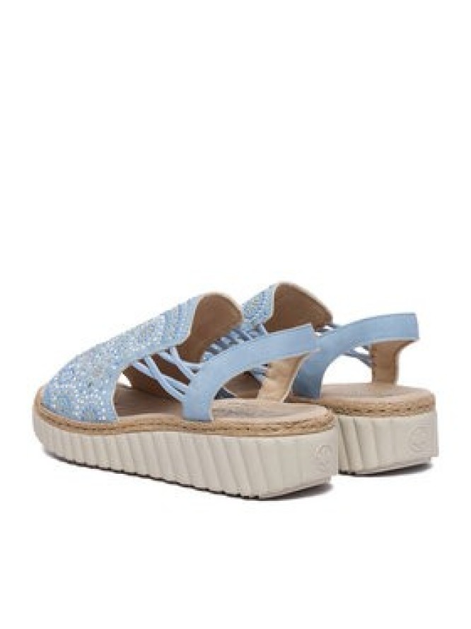 Rieker Sandały CEO-69246-10 Niebieski jasny