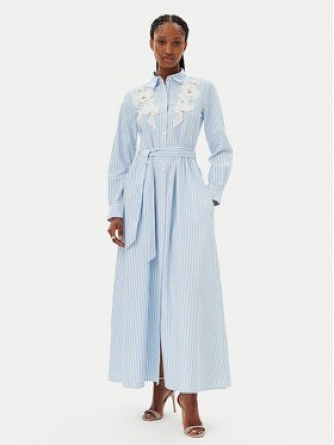 Gaudi Sukienka koszulowa 511FD15026 Błękitny Regular Fit