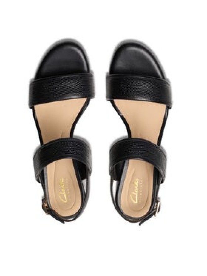Clarks Sandały Ezoria Sling 26181300 Czarny