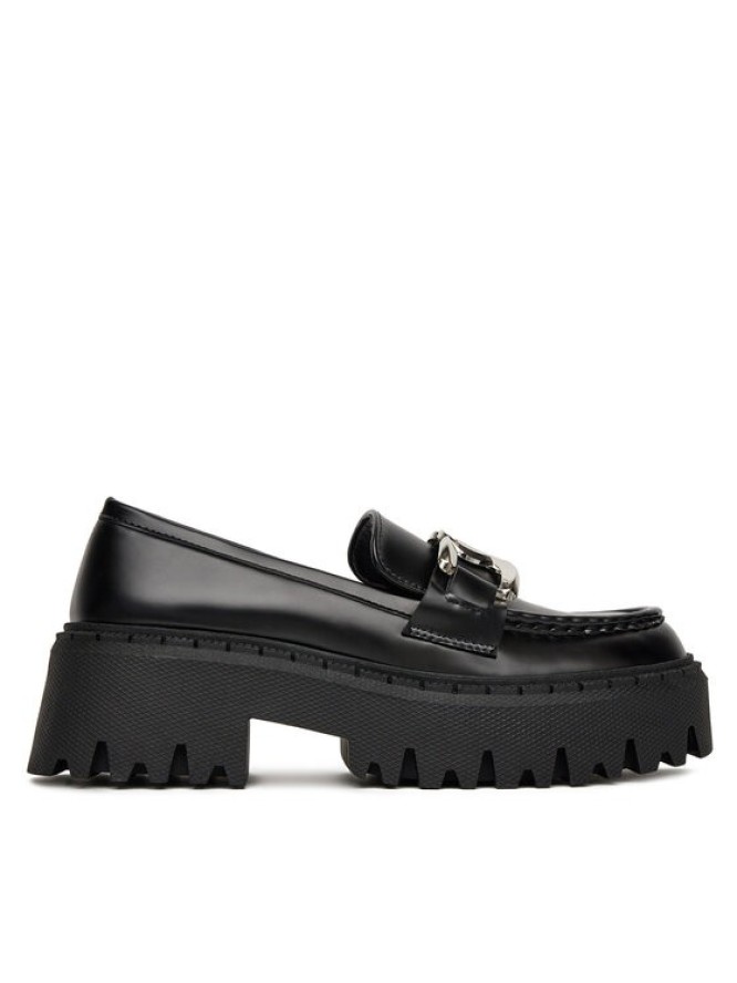 DeeZee Loafersy 25365-7 Czarny