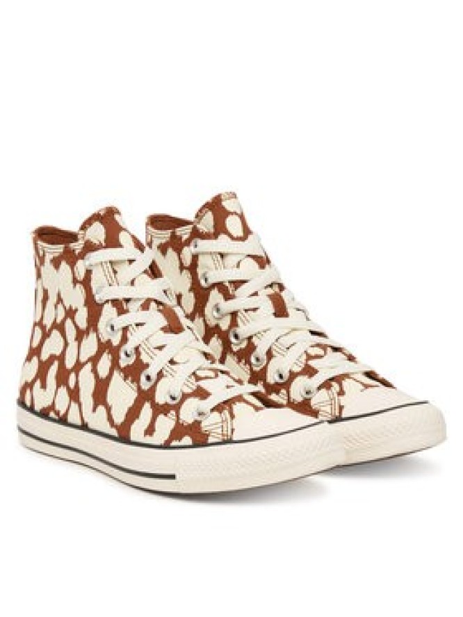 Converse Trampki Chuck Taylor All Star Cow Print A17924C Brązowy