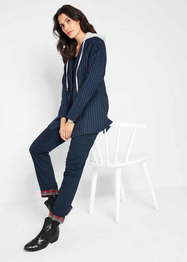 Spodnie chino ocieplane