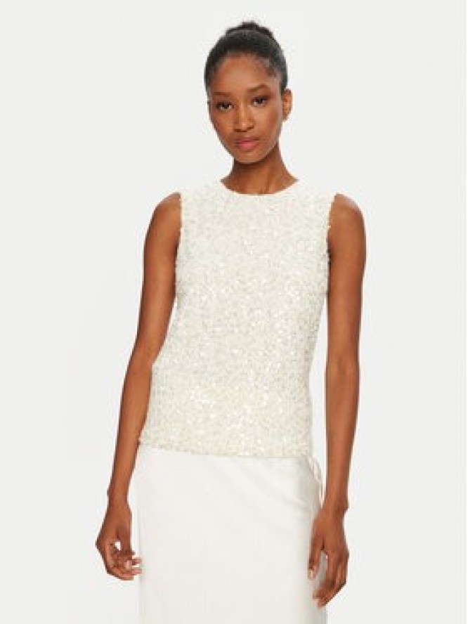 ViCOLO Bluzka TS0140 Biały Regular Fit