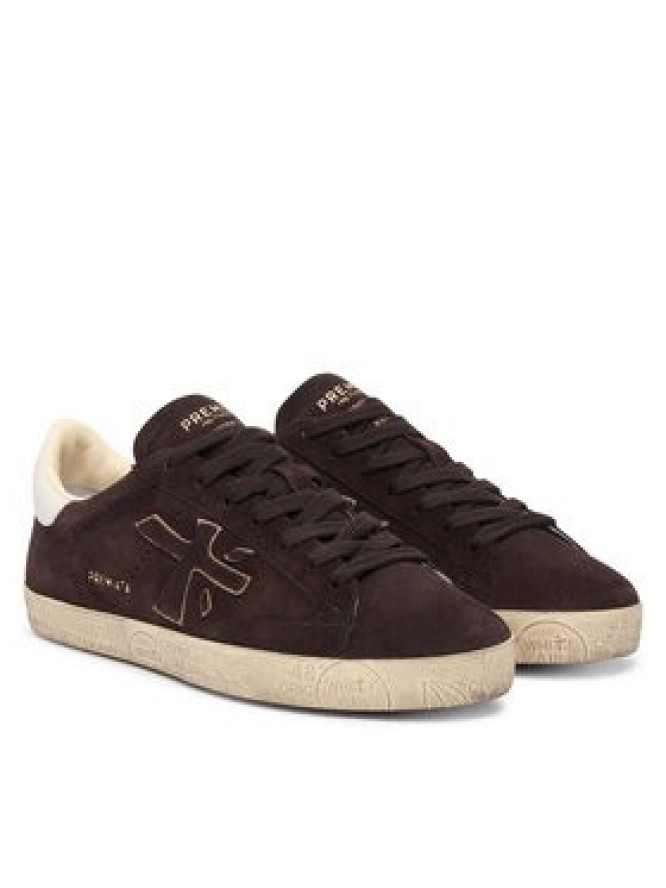 Premiata Sneakersy Stevend Var 7897 Brązowy ciemny