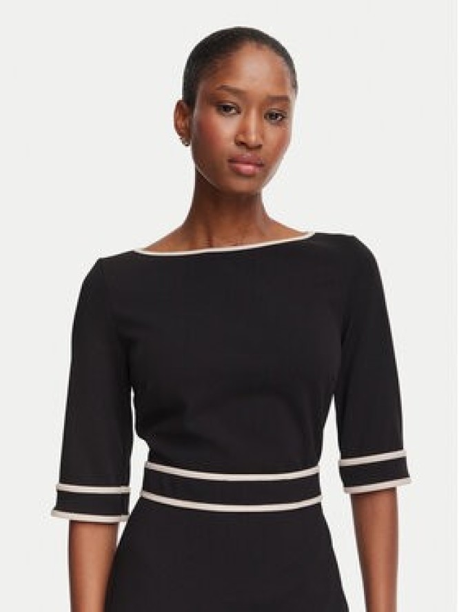 Rinascimento Sukienka koktajlowa CFC0131086003 Czarny Slim Fit