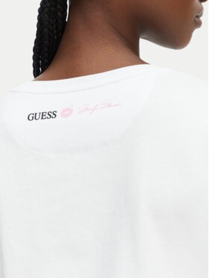 Guess T-Shirt W6BI51 K6658 Biały Regular Fit