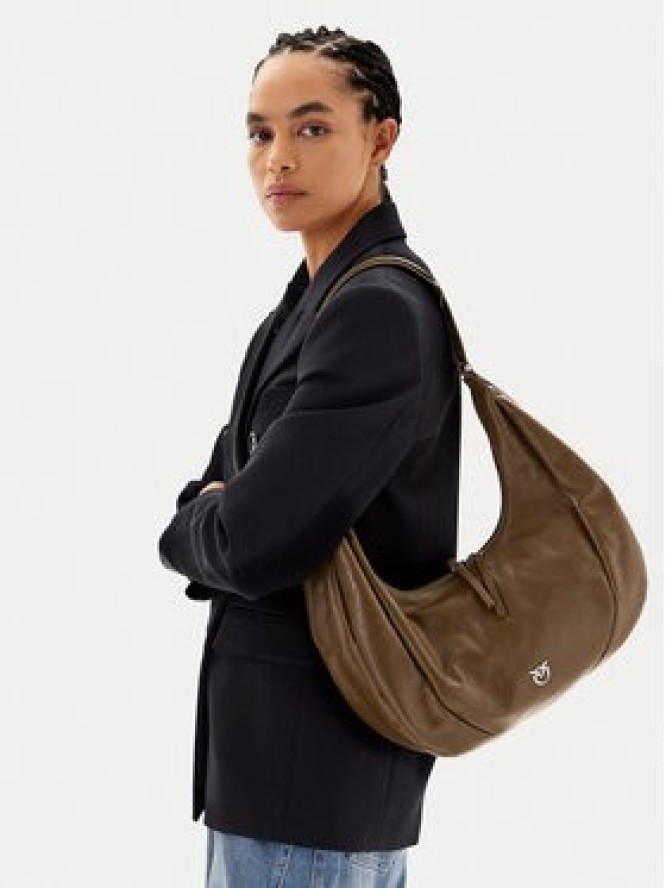 PINKO Torebka Slouchy Hobo Big PE 25 PLTT 104295 A26J Khaki