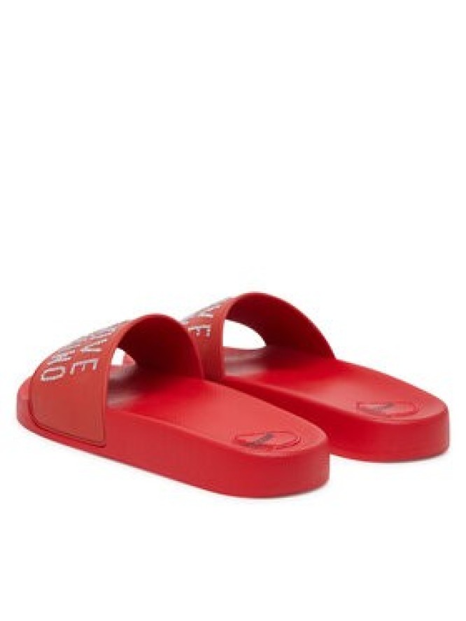LOVE MOSCHINO Klapki JA28122G0MI13500 Czerwony